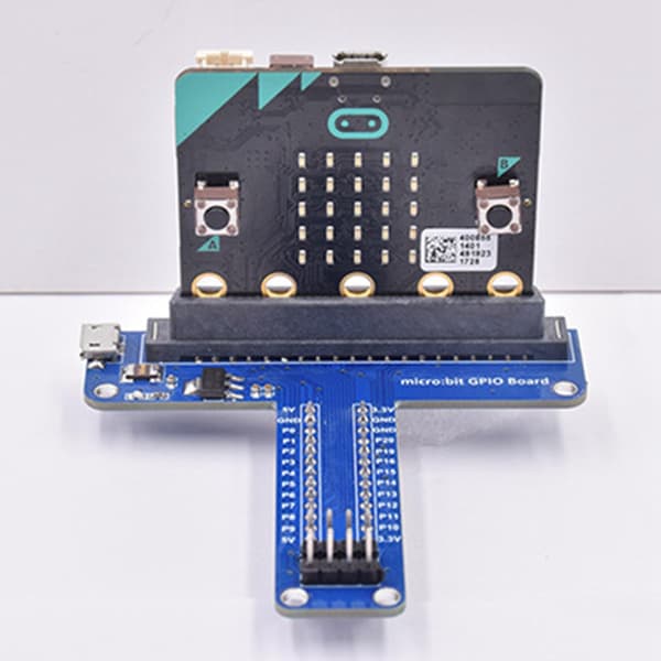 T-tyyppinen laajennussovitin Microbit-leipälaudalle Python-grafiikkaohjelmointirajapinta Bbc Micille blue