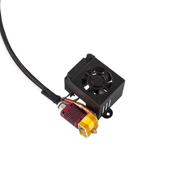 Creality 3D CR-10S helt monterat extrudersats CR-10 Hotend-monteringssats komplett munstyckesats helt monterat extrudersats fläktkåpa 3D-skrivartillbehör Cool