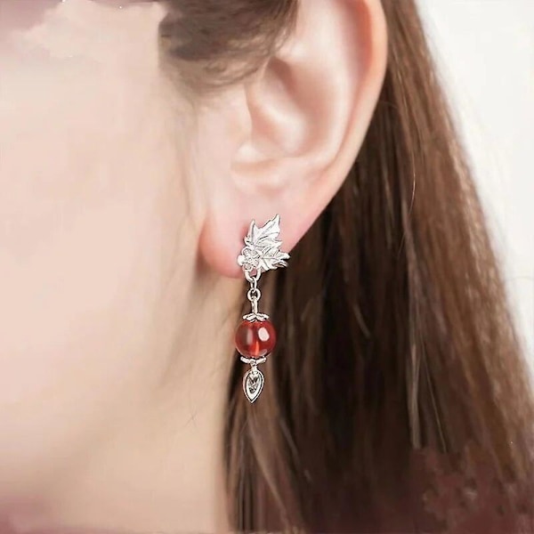 Anime Tian Guan Ci Fu TGCF Hua Cheng Xie Lian Ghost King Ørepynt for Kvinner Øre Stud Øre Klips Smykker Cosplay Rekvisitter Gave Ear Clips -Style B