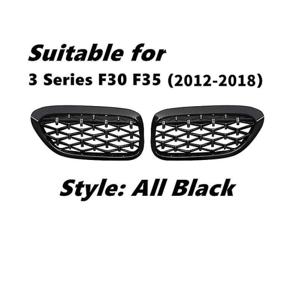 Bil foran støtfanger Diamant Nyre Grill Grill For -3 Series F30 F31 320i 325i 328i 330i 2012-2018 B