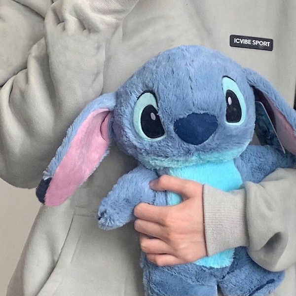 Anime Kawaii Stitch Pehmo kuumavesipullo talvikotiin veden täyttökäsienlämmitin