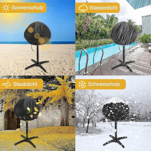 50 x 45 cm Vanntett Rund Kulegrill Deksel szkyd