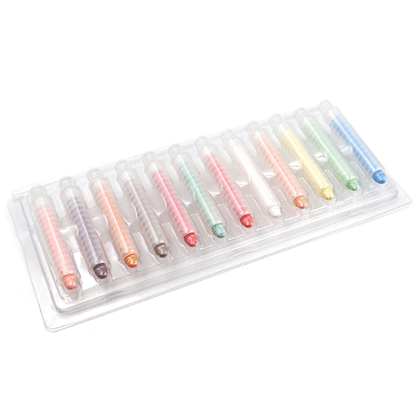 12-pack dammfria färgade kritpennor med kritahållare Tvättbar giftfri skrivtavla för barn Skriv- och ritverktyg för skolklassrummet