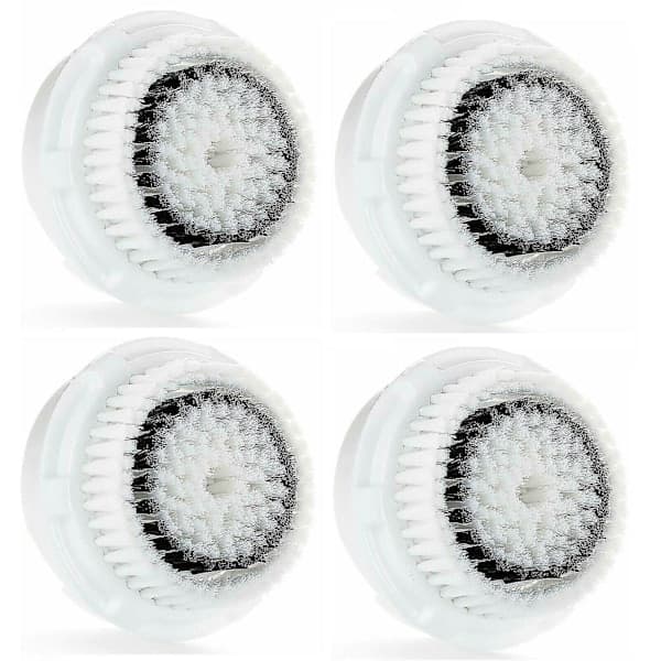 4 Erstatningsbørstehoder Sensitive Kompatible med Clarisonic Mia 1 2 3