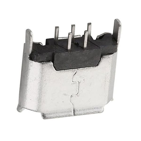6 x 10 st Micro USB Typ B 180 Grader DIP 5Pin Hona PCB Lödhylsans Kontakt