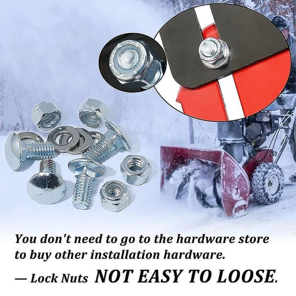 2-pak 784-5580 Skistøvsæt til Cub Cadet Mtd Troy Bilt Sneblæser