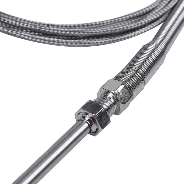 Stål Temperaturprob Pt100 Rtd Sensor Kabel 2m 98 Mm 3 Trådar -50 ~ 400 Celsius as shown