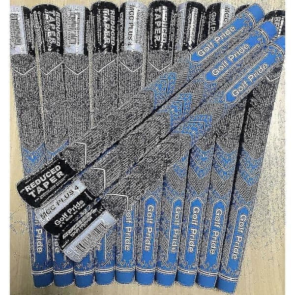 10 st Golf Pride MCC PLUS 4 Golfgrepp Standardstorlek Blue