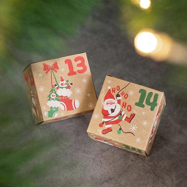 Fyld Din Egen Julekalender, Julekalenderæsker, Tom Julekalender