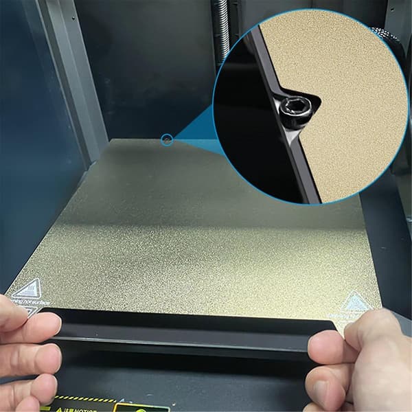 3D Printer PEI og PEO Plade, Opvarmet Sengsplatform til K1 Max/Ender 3 S1 Plus/Ender