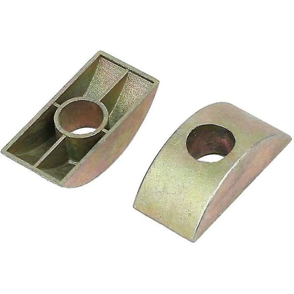 10 st 8 mm Håldiameter Bronsfärgade Möbelkopplingsmuttrar Halvmånemuttrar Brickor För Sammanfogning av Möbler.