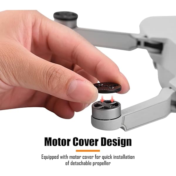3-bladede propeller for DJI Mini 4K/Mini 2 SE/Mini 2/Mavic Mini/Mini SE - Stille og raske erstatningspropeller