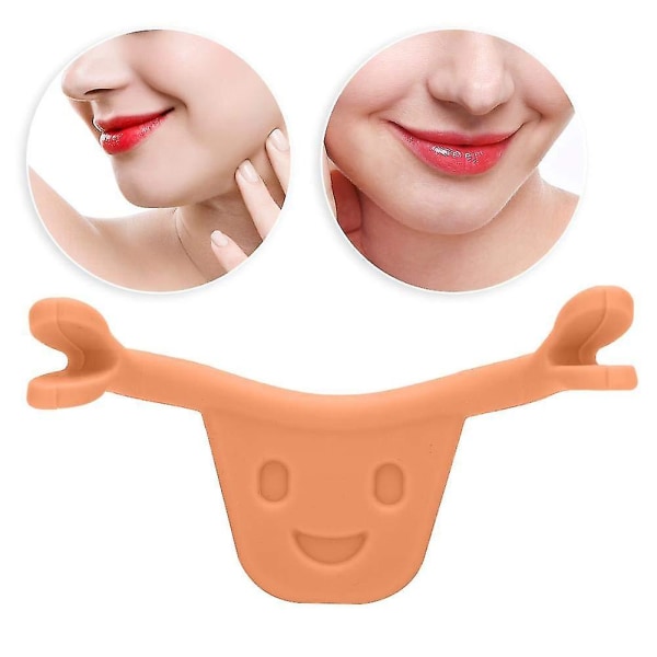 2-pack personlig ansiktstränare, Smile Beauty Exerciser Facial Smile Maker Trainer Forming Muntränare för muskler Stretching Lyft Träning Läppar T
