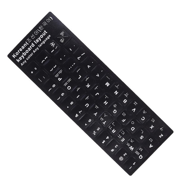 1 st koreanska tangentbordsklistermärke Printed tangentbordsskyddande klistermärken