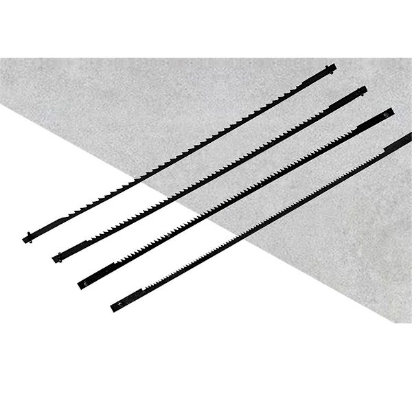 50 stk. rullesavblade 127 mm kulstofstål båndsavblade, 10/15/18/24 tænder standard finskårne savklinger Black