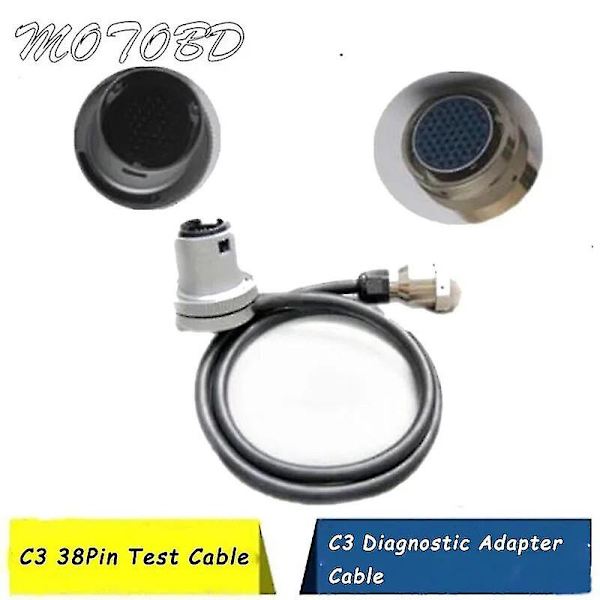 För Benz C3 38-Pin Testkabel Diagnos MB Star C3 Multiplexer Diagnostiskt Verktyg Kabelkontakt för C3 Diagnostisk Adapterkabel ST1M214