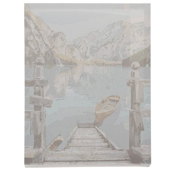 Paint by Numbers Kit - 40x50cm - Boat Dock 740