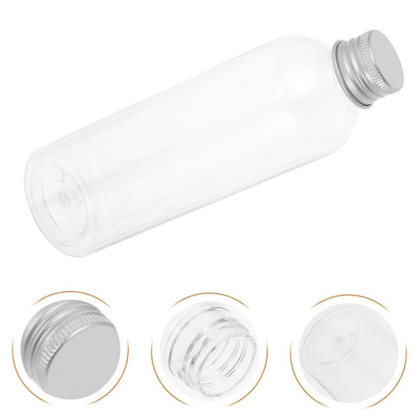 10 st Hushålls Juiceflaskor Multifunktionella Plastflaskor Praktiska Tomma Flaskor