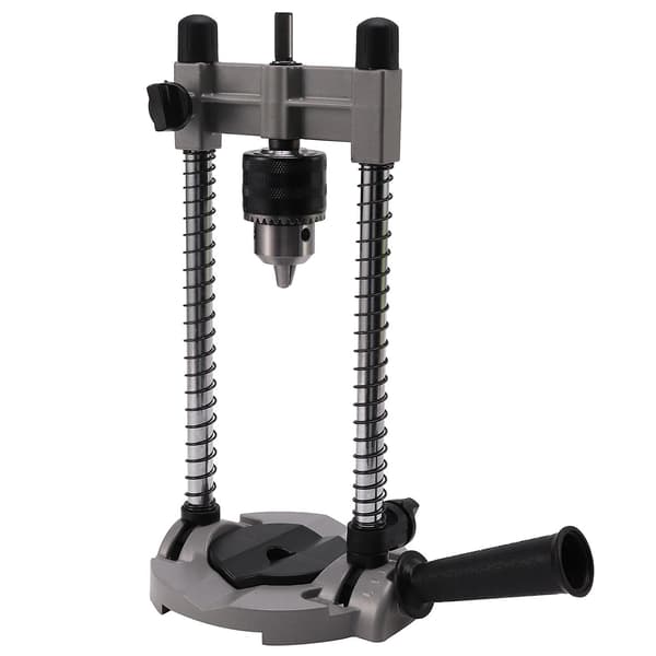 1 stk Multifunksjonell Drillstativ Justerbar 45-90 Graders Vinkel Drillguide Feste, Med Chuck Drill