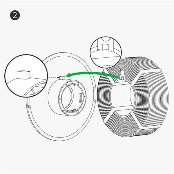 For Bambu Lab 3D-skriver Høytemperatur Material Rack Gjenbrukbar