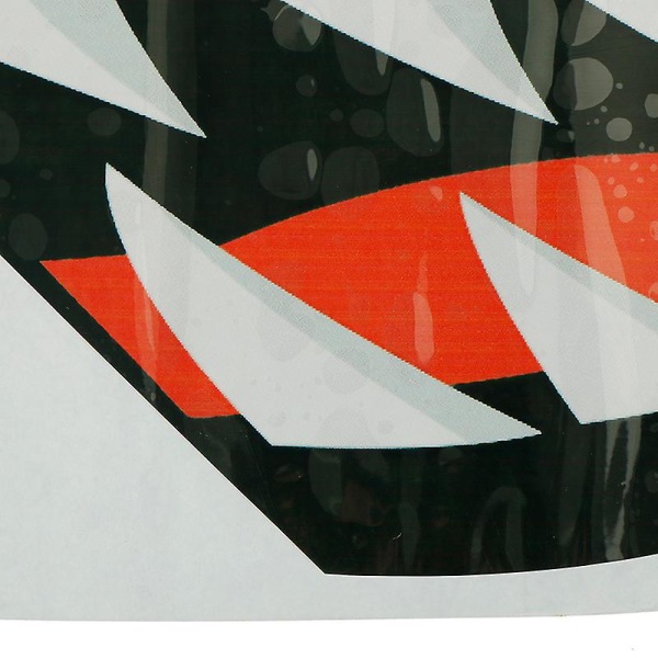 2 st hajtänder vinyldekaler klistermärken för jollebåtkajakkanot