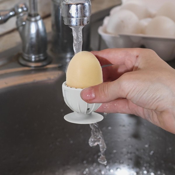Äggrengöringsborste Silikon Snabb Elastisk Universal Återanvändbar God tålighet Anti-halk Äggskurare Äggrengöringsverktyg Äggrengöring Green