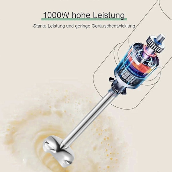 Stavmixer 4-i-1 Hackare Kök Elektrisk Handmixer