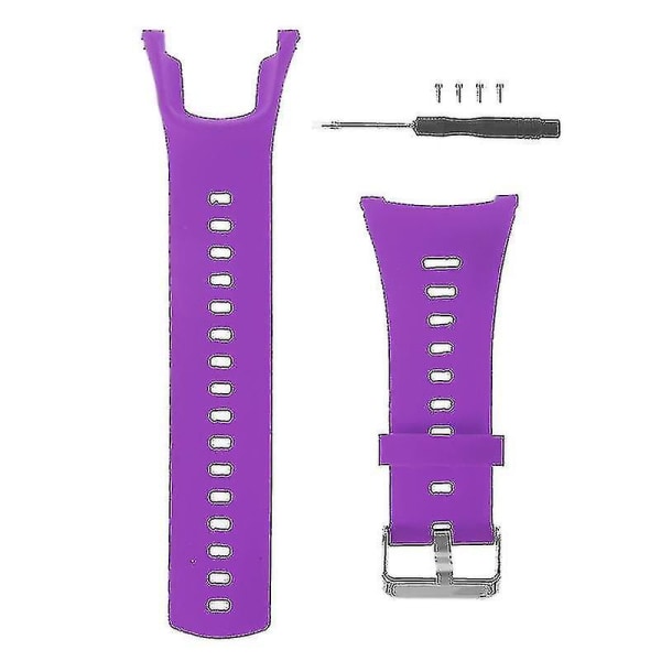 För Suunto Ambit Series 1/2/3 Armband Slitbeständigt band anti-scratch U Purple