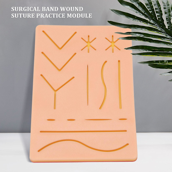 Uusi ihon ommelharjoituspaketti Suture Training Kit Suture Pad Trauma-tarvikkeet harjoitteluun ja