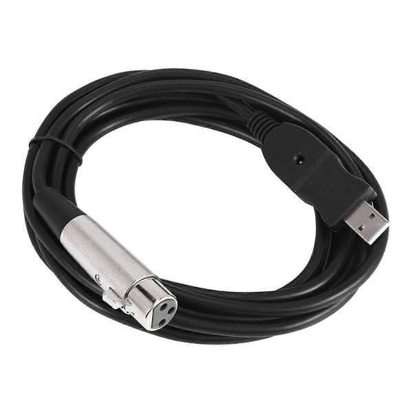 USB-uros XLR-naarasmikrofoni USB MIC -linkkikaapeli uusi
