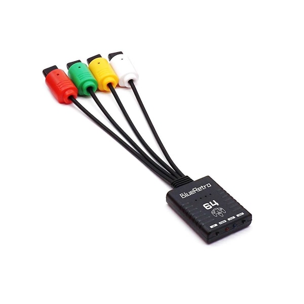Bluetooth trådløs spilcontroller-adapter til N64-konsol understøtter op til fire trådløs spilkontrol