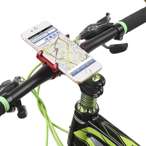 Universal Justerbar Cykel Telefon Holder Mount Gps Bracket Cradle Clamp til mountainbike