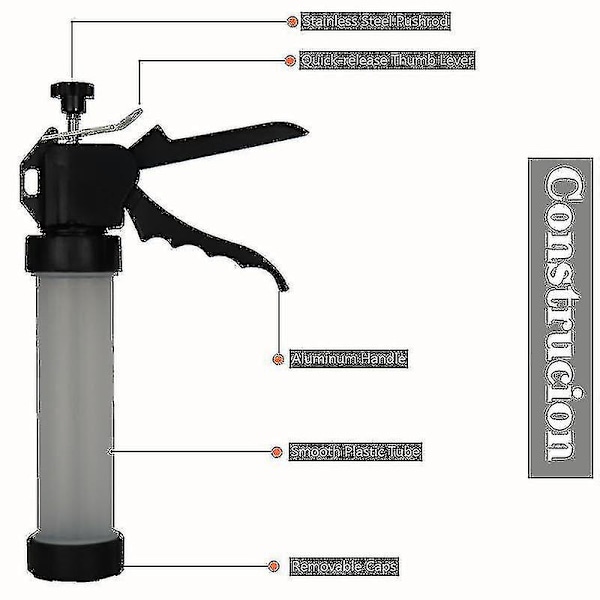 Jerky Maker Pistol med 4 rustfrie dyser Hwy[HhhhS]