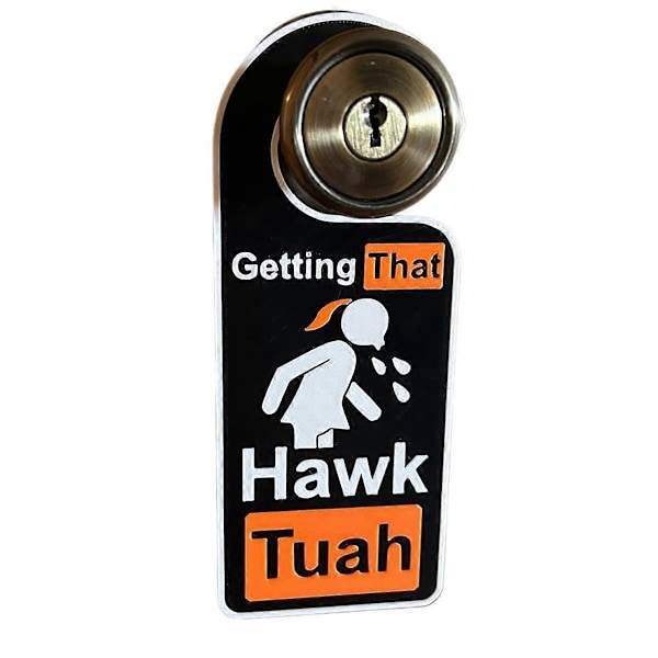 2 kpl Hawk Tuah Oviripustin Hauska Ovikahva Ripustin Hanki Se Hawk Tush