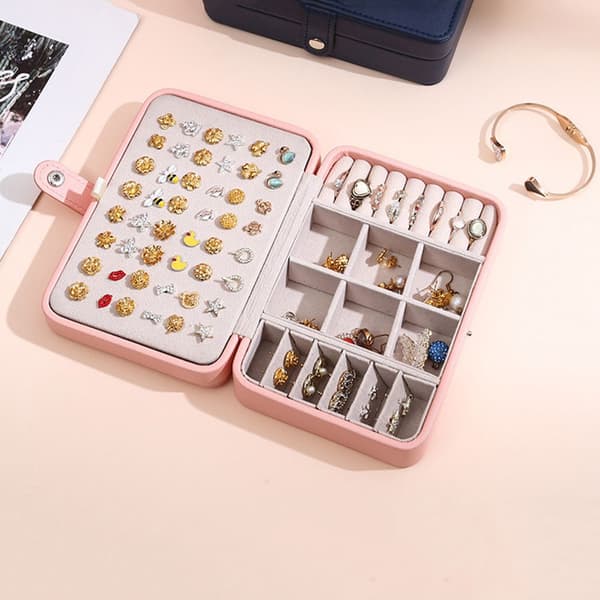 Øreboks Smykkeskrin ROSA pink