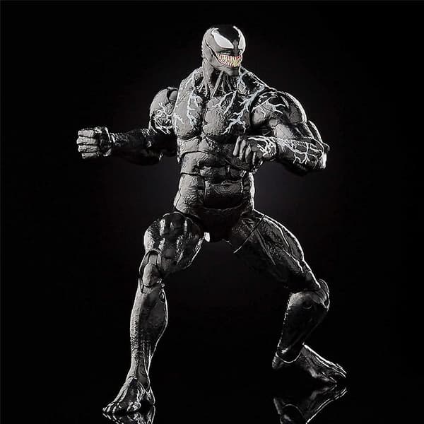 Venom Actionfigur Leke Samlemodell med Utskiftbare Tilbehør Hjemmedekorasjon Gaver