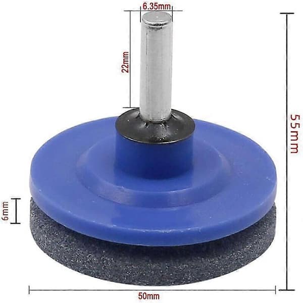 Gressklipper sliper, 4 STK Universal Gressklipper Roterende Bladsliper Hage Slipeskive Stein