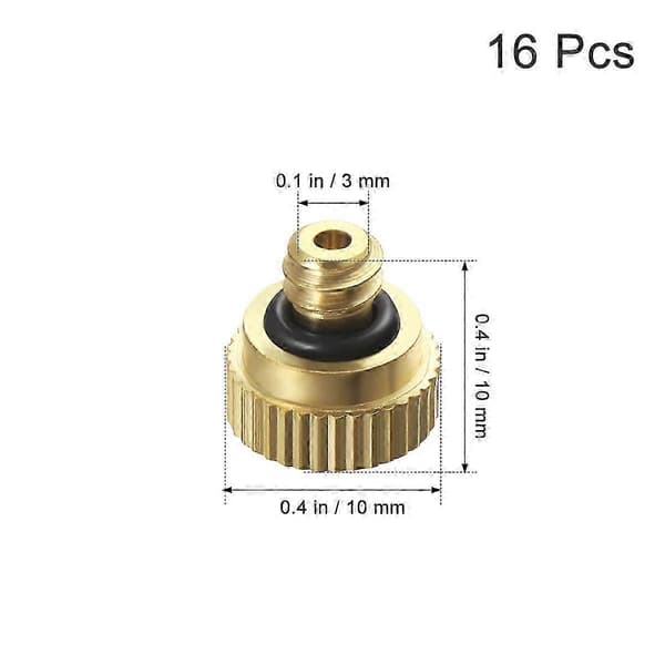 Messing Dyser 0.3cm Lavtrykks Kjølesystem