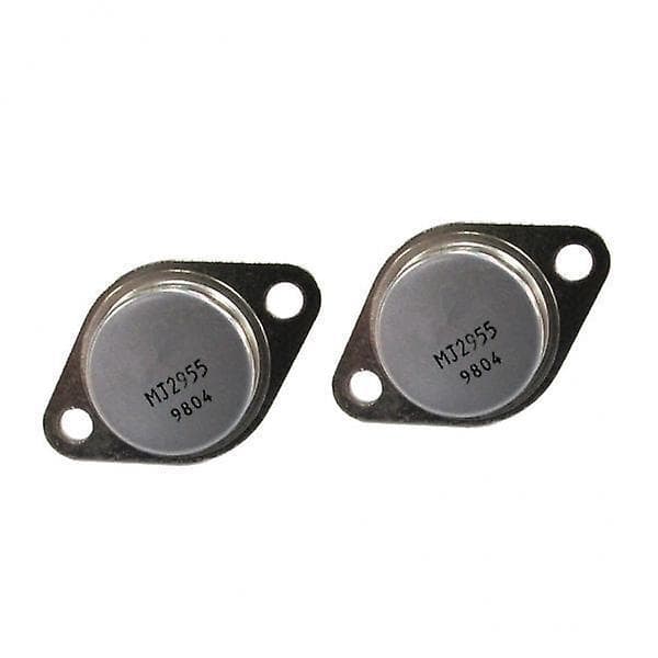 3x2 stk. 2N2955 PNP-effekttransistor Triode 100V 15A 110W TO-3