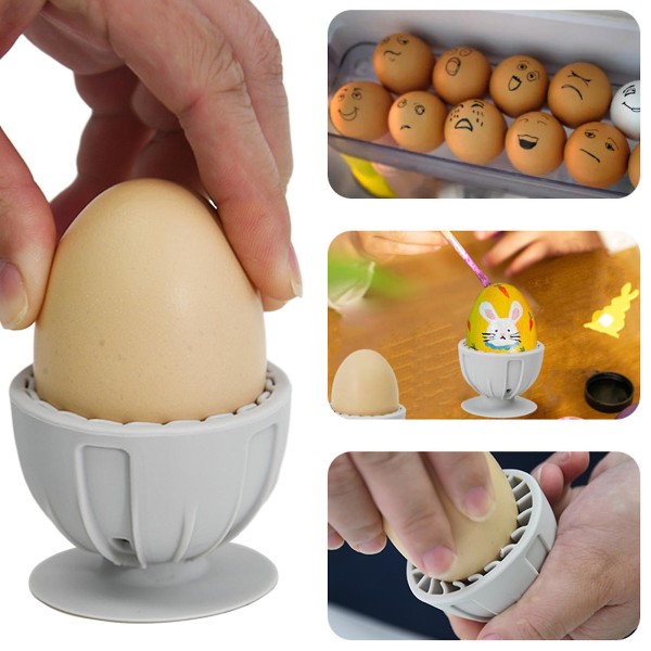 Roterbar silikon eggbørste myke børster Kylling Fjærkre Egg Washer Cleaner Manuell Egg Flekkfjerner Vaske Scrubber Tool Green