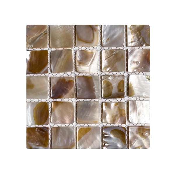 Pöytäalustanko Natural Square Shell -alustanko lämmönkestävä kuppimatto valokuvaustarvikkeita kodin sisustukseen Light Brown M