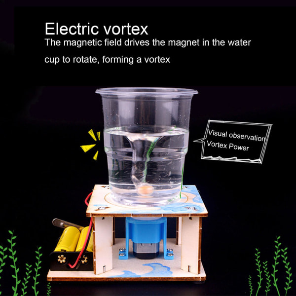 Sinknap Electric Vortex Experiment Miljøvennlig Stimuler læringsinteresse Plast Children Science Electric Vortex Experiment For Education