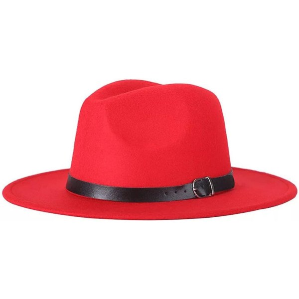 Kvinner Menn Filt Fedora Hat Ull Vintage Gangster Trilby With Wide Brem Gentleman Lady Winter Simple Jazz Caps tan small