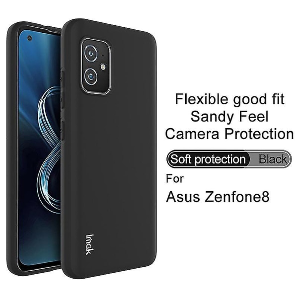 Imak Uc-3 Series Matte Soft Tpu phone case suojakuori Asus Zenfone 8 Zs590ks:lle