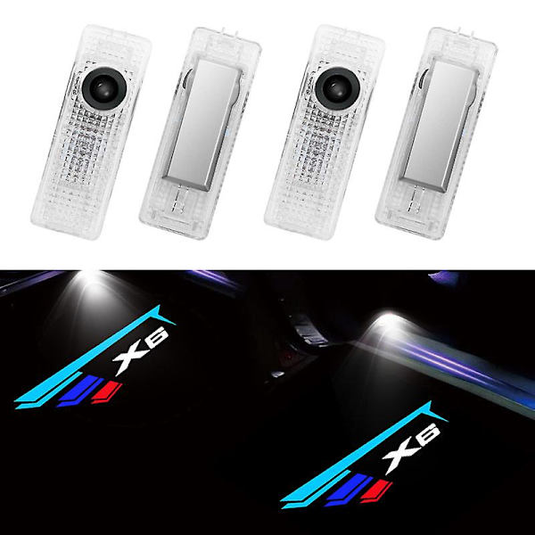 2kpl/ set Auton oven led tervetuliaisvalo E71 F16 G06 X6 Logo Light HD Projektorin varjolamppu Logo Auton ulkotarvikkeet