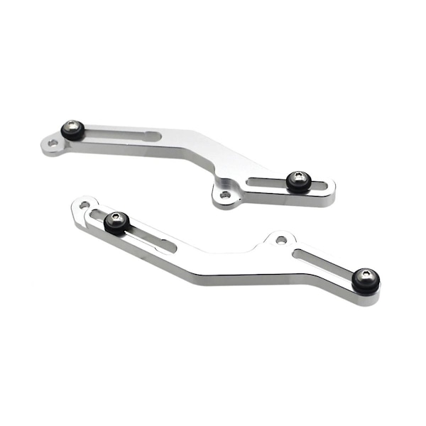 Motorcykel Vindrutejusterare för XL750 XL 750 Transalp 750 2023 2024 CNC Aluminium Vindrutefäste (Silver)