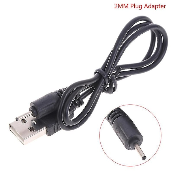 2.0mm Plugg Adapter USB Lader Kabel Ledning For Nokia Ca-100c Liten Pin Telefon Hfmqv