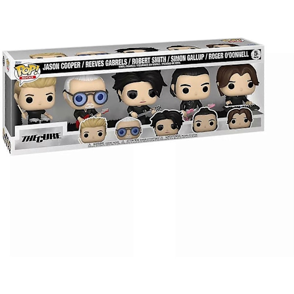 The Cure - FUNKO POP! ROCKS: The Cure - 5pk  [SAMLARFIGURER] Vinylfigur USA-import