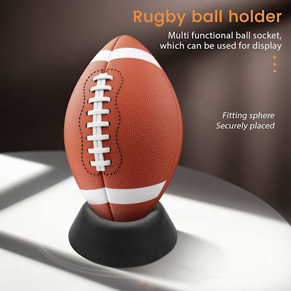 Boldholder, boldstativ Basketball Fodbold Soccer Rugby Plastik Display Holder, sort