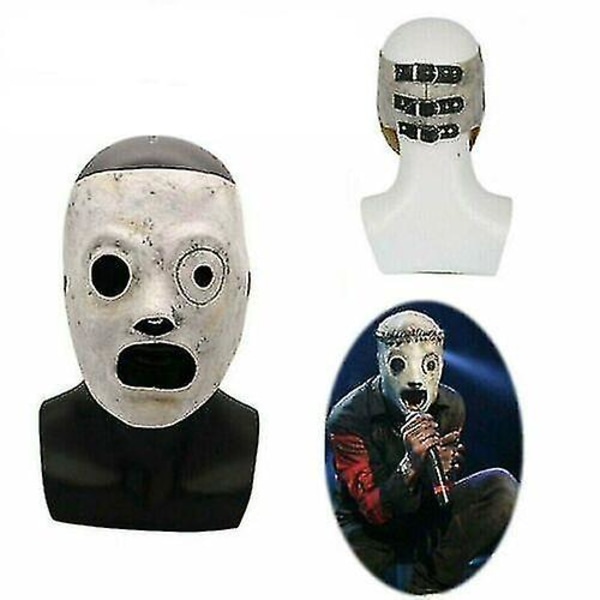 Slipknot Latexmasker Hovedbeklædning Halloween Fest Fancy Kostume Voksen Cosplay Rekvisitter